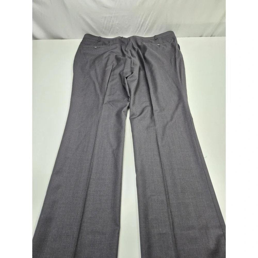 Prontomoda Suit Pants Mens 48x36 Charcoal Wool Super 140s Dress Unhemmed NWT